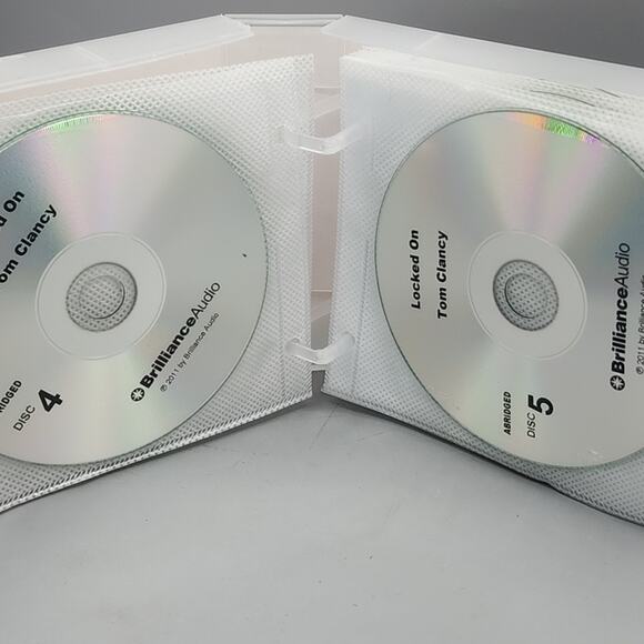 Tom Clancy Audiobook CD Audio Set Locked On & Vector, Abridged 20 Hours - Picture 5 of 10